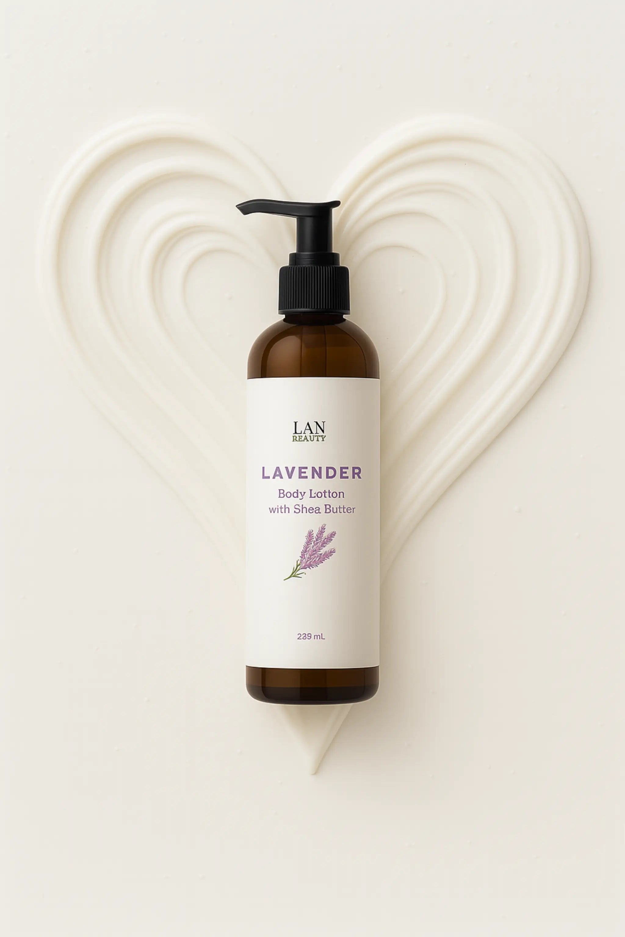 Lan organic لوشن الشيا الطبيعي بخلاصه اللافندر من