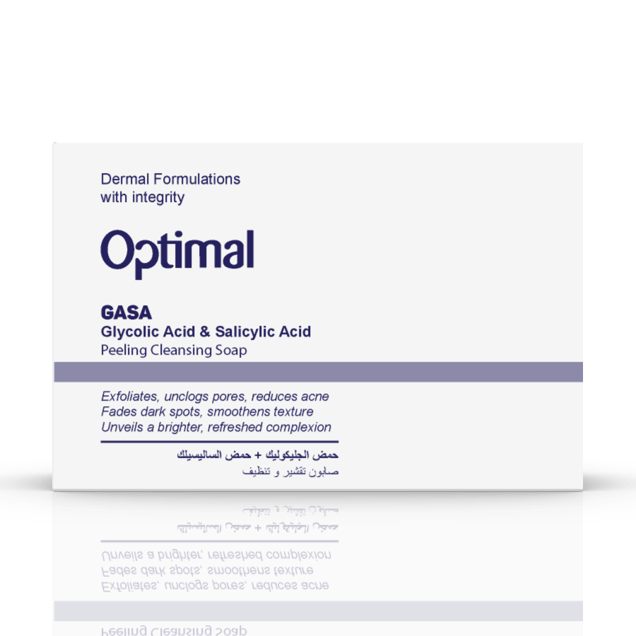 صابون أوبتيمال للتقشير (جليكوليك + ساليسيليك) – أفضل صابون لتقشير وتنظيف البشرة في اليمن
