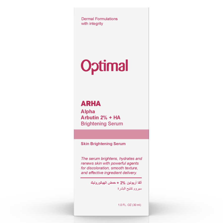 سيروم تفتيح البشرة Optimal ARHA مع 2% أربوتين وتركيبة ترطيب فعالة للبشرة